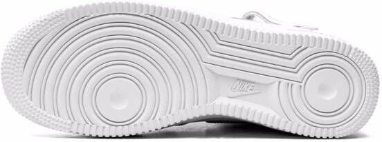 Nike Kids Air Force 1 Mid "Triple White" sneakers