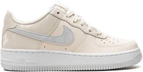 Nike Kids Air Force 1 "Pale Ivory Sea Glass White Football Grey" sneakers Neutrals