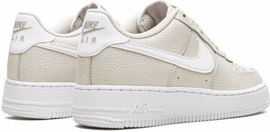 Nike Kids Air Force 1 "Light Bone" sneakers White