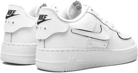 Nike Kids Air Force 1 1 "White Black" sneakers