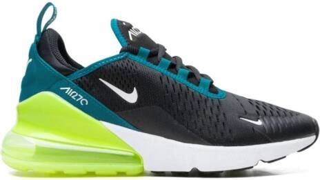 Nike Kids Air Max 270 "Black Bright Spruce Volt" sneakers