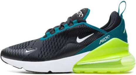 Nike Kids Air Max 270 "Black Bright Spruce Volt" sneakers