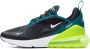 Nike Kids Air Max 270 "Black Bright Spruce Volt" sneakers - Thumbnail 5