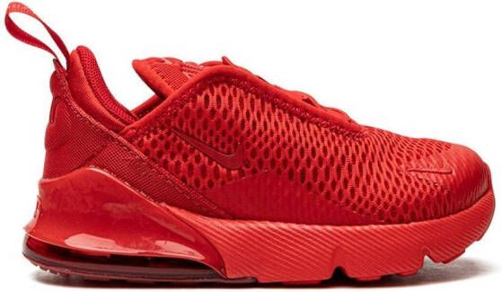 Nike Kids Air Max 270 lace-up sneakers Red