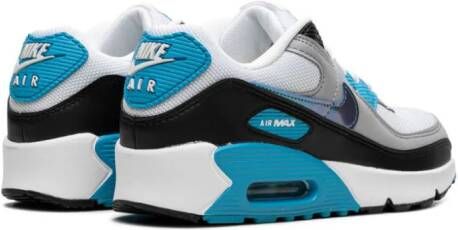 Nike Kids Air Max 90 "Blue Lightning Metallic" sneakers White