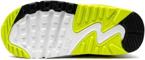 Nike Kids Air Max 90 "Grey White Black Volt" sneakers