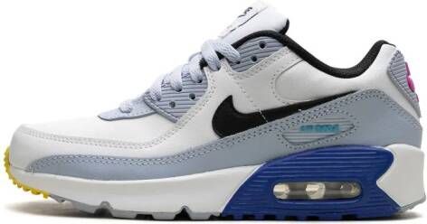 Nike Kids Air Max 90 LTR "White" sneakers Blue