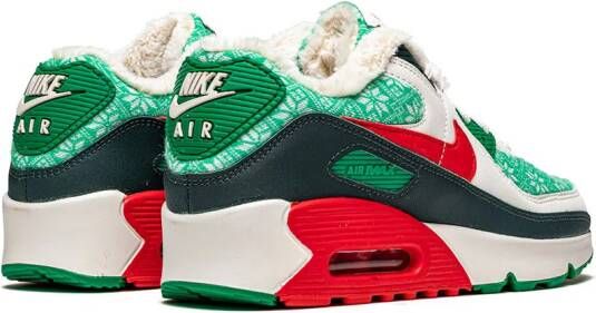 Nike Kids Air Max 90 SE "Christmas Edition" sneakers White