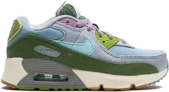 Nike Kids Air Max 90 SE "Sun Club Worn Blue Treeline" sneakers