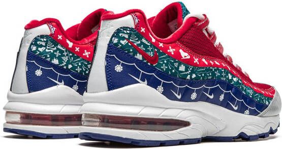 Nike Kids Air Max 95 "Christmas Sweater" sneakers Red