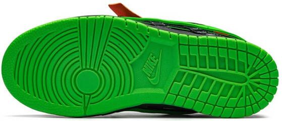 Nike Kids x Off-White Air Rubber Dunk "Green Strike" sneakers Black