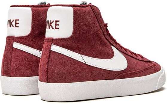 Nike Kids Blazer Mid '77 Suede sneakers Red
