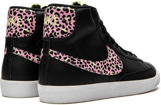 Nike Kids Blazer Mid "Black Pink Cheetah" sneakers