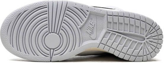 Nike Kids Dunk High "Aluminum" sneakers White