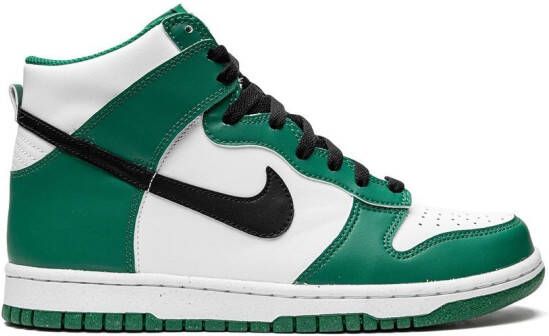 Nike Kids Dunk High "Celtics" sneakers Green