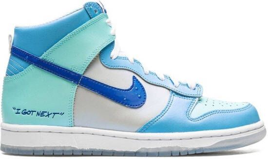 Nike Kids Dunk High "I Got Next" sneakers Blue