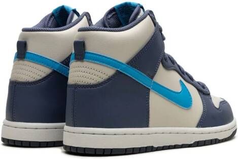 Nike Kids Dunk High "Light Bone Diffused Blue" sneakers