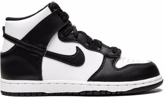 Nike Kids Dunk High "Panda" sneakers Black