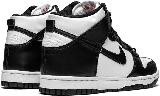 Nike Kids Dunk High "Panda Black White" sneakers