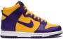 Nike Kids Dunk High "Lakers" sneakers Purple - Thumbnail 2