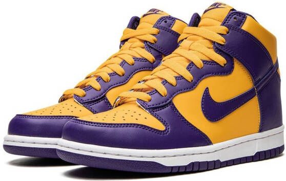 Nike Kids Dunk High "Lakers" sneakers Purple