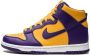 Nike Kids Dunk High "Lakers" sneakers Purple - Thumbnail 4