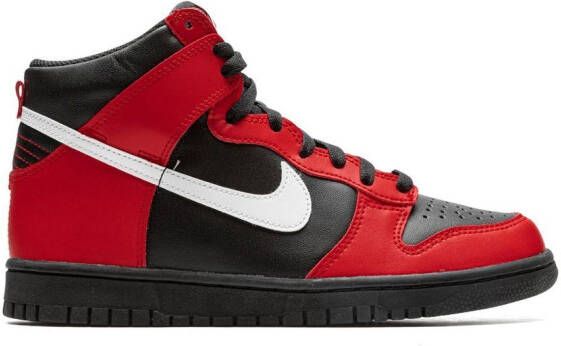 Nike Kids Dunk High "Black Red" sneakers