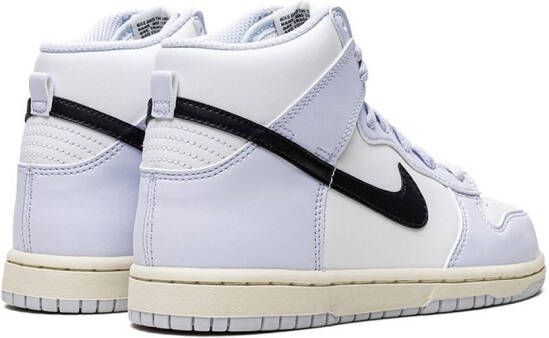 Nike Kids Dunk High leather sneakers White