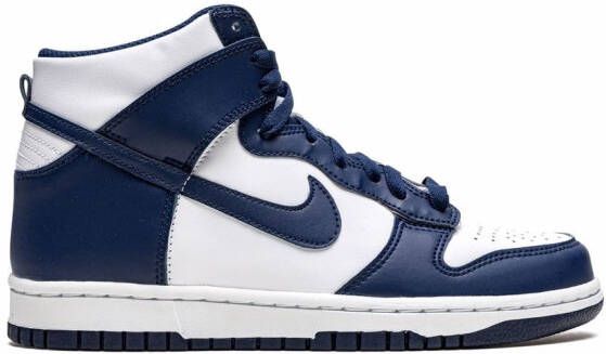 Nike Kids Dunk High "Championship Navy" sneakers White