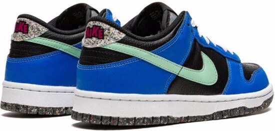 Nike Kids Dunk Low SE "Crater Photo Blue" sneakers Black