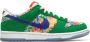 Nike Kids Dunk Low "Foam Finger" sneakers Green - Thumbnail 2