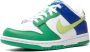 Nike Kids Dunk Low "Green Blue" sneakers White - Thumbnail 5