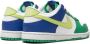 Nike Kids Dunk Low "Green Blue" sneakers White - Thumbnail 3