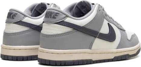 Nike Kids Dunk Low "Light Carbon" sneakers Grey