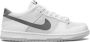 Nike Kids Dunk Low "Reflective Swoosh" sneakers White - Thumbnail 2