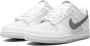 Nike Kids Dunk Low "Reflective Swoosh" sneakers White - Thumbnail 5