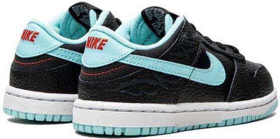 Nike Kids Dunk Low SE "Barbershop" sneakers Black