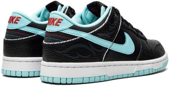 Nike Kids Dunk Low SE "Barbershop" sneakers Black