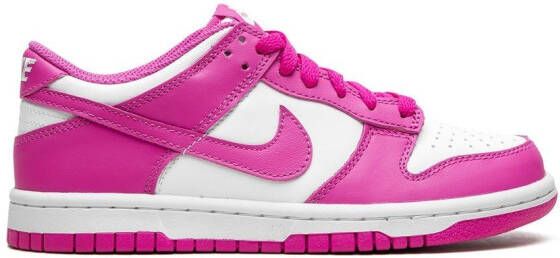 Nike Kids Dunk Low "Active Fuchsia" sneakers Pink