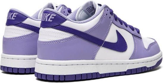 Nike Kids Dunk Low "Blueberry" sneakers White