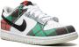Nike Kids Dunk Low "Tartan Plaid" sneakers Green - Thumbnail 2