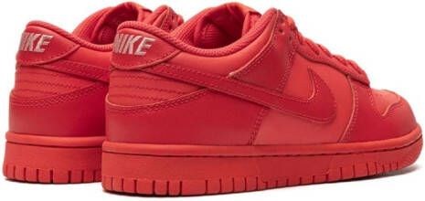 Nike Kids Dunk Low "Track Red" sneakers