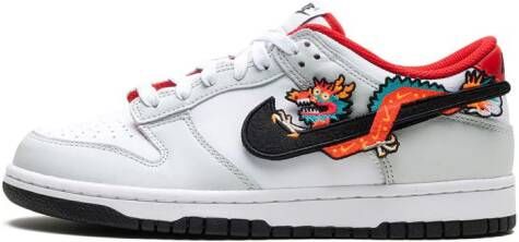 Nike Kids Dunk Low "Year Of The Dragon" sneakers White