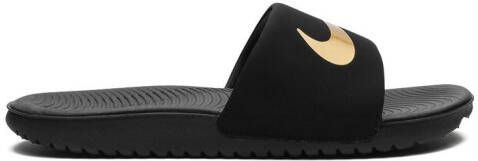 Nike Kids Kawa slip-on slides Black