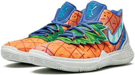 Nike Kids Kyrie 5 'Spongebob Pineapple House' sneakers Orange