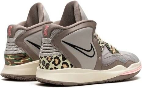 Nike Kids Kyrie Infinity "Leopard Camo" sneakers Grey