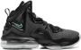 Nike Kids LeBron 19 "Black Green Glow" sneakers - Thumbnail 2