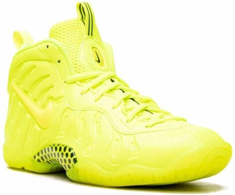 Nike Kids Little Posite Pro "Volt" sneakers Yellow