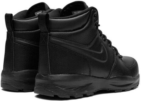 Nike Kids Manoa Leather "Triple Black" sneakers