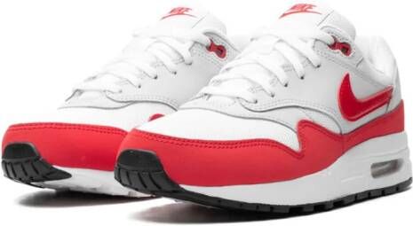 Nike Kids Nike Air Max 1 GS "White Neutral Grey Sports Red"